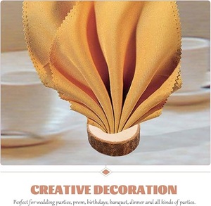 แหวนผ้าเช็ดปากไม้ดีไซน์ปลาคุณภาพสูงสำหรับงานแต่งงานวันเกิดและโอกาสอื่นๆในการเก็บของ - Product Image 6