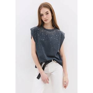 T-shirt décontracté sans manches 100% coton - Product Image 1