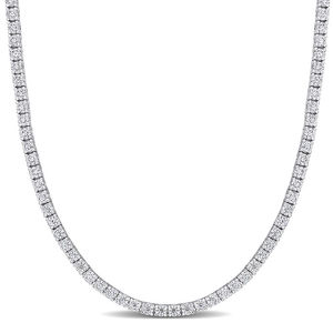 Collier tennis en moissanite créée en laboratoire de 12,5 carats, disponible en 6 tailles - Product Image 1