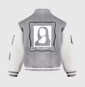 Chaqueta Varsity de Mezclilla Personalizada de Diseño OEM, Ecológica, Vintage, de Invierno, Estilo Bomber, para Hombre, 2026 - Product Image 5