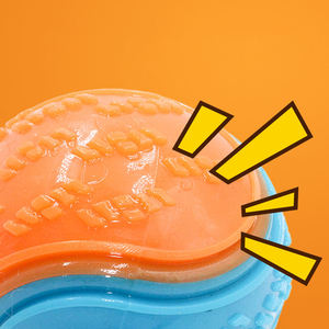 Juguete Masticable Ecológico y Duradero para Perros con Forma de Pelota de Tenis, Limpieza Dental Interactiva y Diversión con Sonido - Product Image 6