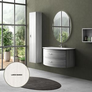 Gineva modello mobile bagno lavello bianco larice con due cassetti dimensioni 91,5x51 xh47 Cm - Product Image 4
