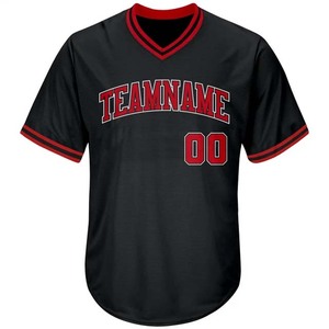 Custom Made Unisex Adults <b>Baseball</b> Jersey Sportswear Embroidery Heat-Transfer Printed Quick Dry Breathable Moisture-Wicking 100% - Product Image 5