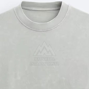 เสื้อยืดผู้ชายไซส์ใหญ่ ใส่สบาย สไตล์ลำลอง ราคาสมเหตุสมผล สีพื้น ทรงบ็อกซี่ - Product Image 3