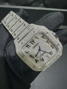 Luxury Mechanical Moissanite <b>Watch</b> Diamond Tester Iced Out <b>Watch</b> <b>Men</b> Stainless Steel Bezel Rapper <b>Watch</b> Vvs Diamond <b>for</b> <b>Men</b> - Product Image 4