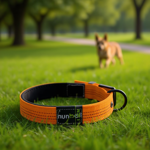 Collare per Cani in Neoprene con Tripla Riflettività e Motivo Tank Unico, Collari Eleganti per Animali Domestici - Product Image 3