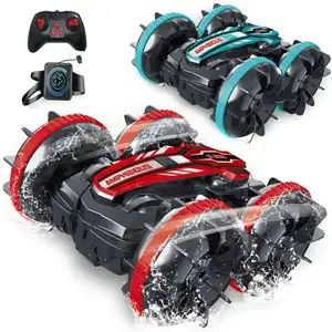 2.4 घज पानी और भूमि रिमोट कंट्रोल कार आरईसी खिलौना उभयचर वाहन बिक्री के लिए