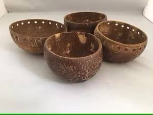 <b>Coconut</b> <b>Bowl</b> Carving Natural Low MOQ Customized Logo Polished <b>Coconut</b> Spoon Eco Friendly Long Lasting <b>Coconut</b> Shell <b>Bowl</b> - Product Image 3