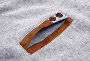 เสื้อฮู้ดดี้หนังแท้คุณภาพสูง 100% สำหรับฤดูหนาว คอตั้ง ทรงหลวม ใส่ได้ทั้งชายและหญิง พิมพ์ลายดิจิทัล สีพื้นและลายต่างๆ - Product Image 4