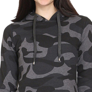 Latest Fashion Winter <b>Long</b> <b>Sleeve</b> <b>Crop</b> <b>Top</b> Hoodie Women Front Custom Logo Printed Streetwear for Sale Winter Season Use - Product Image 6