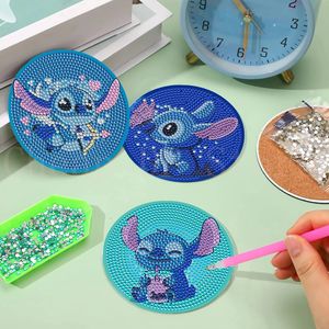 Lot de 6 sets de table en bois et <span class=keywords><strong>strass</strong></span> pour la peinture Yoda, cadeau peint à la main, nouveau - Product Image 4