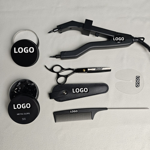 Human Hair Extension Tool Kit Premium All-In-One Beading <b>Plier</b> <b>Set</b> Stainless Steel Complete Hair Extension Toolkit - Product Image 3