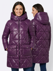 Abrigo Acolchado de Invierno con Capucha Larga, Estilo Casual, Ajustado, Moderno y Elegante, con Logotipo Personalizado - Product Image 4