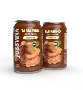 OEM JUSSVINA tamarind juice with pulp beverage manufacturer 100% from natural fresh tropical fruit - private label brand