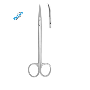 กรรไกรผ่าตัดโค้ง16ซม. ทำจากสเตนเลสสตีลสำหรับใช้ในการผ่าตัด - Product Image 5