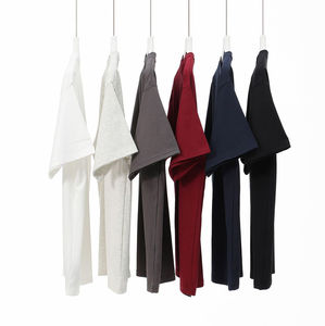 Nueva camiseta de gran tamaño de alta calidad 100% algodón 260 gramos para hombre con colores y tamaños personalizados para serigrafía - Product Image 6