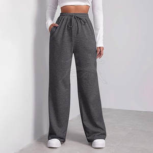 Pantalon de survêtement décontracté avec ton solide et tenue confortable au quotidien Pantalon de survêtement en coton de qualité supérieure pour femmes - Product Image 5