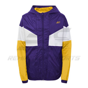 เสื้อกันลมสำหรับผู้ชายเสื้อแจ็คเก็ตกันลมดีไซน์ตามสั่ง - Product Image 5
