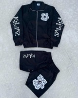 Ensembles pour hommes avec bloc de couleurs personnalisé Shorts et vestes deux pièces Survêtements en nylon à fermeture éclair complète Vêtements d'entraînement pour hommes Ensemble de shorts coupe-vent