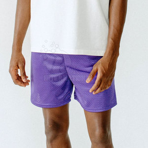 Short en maille respirante à séchage rapide pour hommes, Design personnalisé en usine, meilleure vente de Shorts en maille de sport - Product Image 4