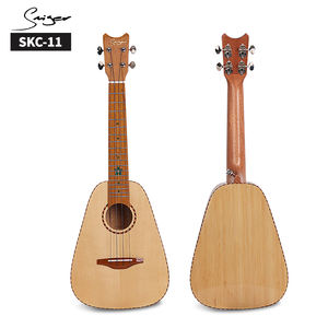 Ukelele <span class=keywords><strong>de</strong></span> concierto <span class=keywords><strong>de</strong></span> abeto sólido <span class=keywords><strong>de</strong></span> bambú <span class=keywords><strong>de</strong></span> alta calidad Smiger 2023 nuevo diseño <span class=keywords><strong>forma</strong></span> <span class=keywords><strong>de</strong></span> cuerpo triangular para venta al por mayor - Product Image 1