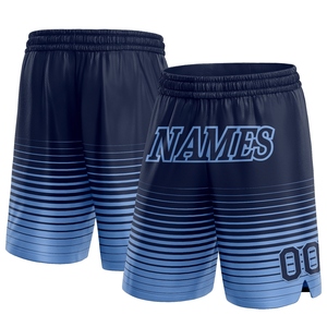 Shorts de basketball personnalisés Industrie Direct, bleu marine, rayures fines, délavé, style authentique - Product Image 1