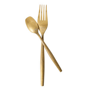 Juego de cubiertos de latón personalizado con caja de madera, juego de cubiertos de alta calidad, juego de cubiertos con acabado mate Vintage, artículo de regalo para fiestas 2025 - Product Image 6