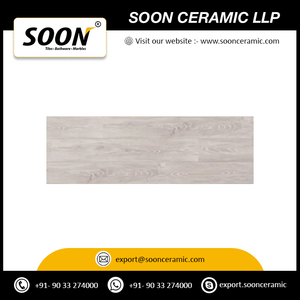 Digital Ceramic <b>Wall</b> Tiles 200x600mm Matte <b>Flowers</b> & Plants Texture Acid-Resistant Rustic Design for Hotel and Outdoor Use - Product Image 4