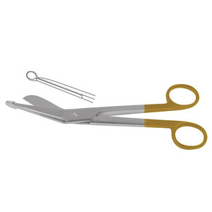 Tijeras de vendaje Lister TC, grapadora de piel manual de acero inoxidable estándar alemán, tijeras quirúrgicas en plástico, titanio y Metal - Product Image 1