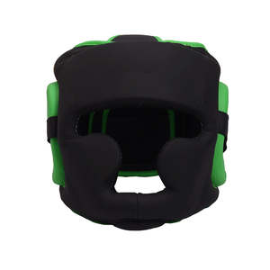 Protège-tête en cuir de vachette de style professionnel personnalisé pour l'entraînement de boxe MMA Kickboxing - Product Image 2