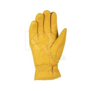 Gants de course classiques en cuir, coupe-vent, hiver, design à doigts complets, tissu durable, forte adhérence, parfaits pour la conduite quotidienne à moto - Product Image 5
