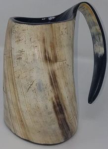 Jarra de Cuerno Hecha a Mano Estilo Animal, Resistente, para Beber Hidromiel, Cerveza y Ale - Product Image 3