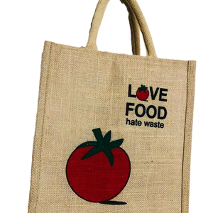 Indian Manufacturer's Eco-Friendly Jute <b>Tote</b> <b>Bags</b> Ladies Stylish Lace Print Design Competitive Foldable Handled <b>Fabric</b> Gifts - Product Image 1