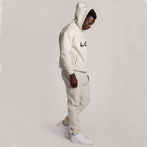 Ensemble de survêtement personnalisé pour femme avec pantalon et jogging, avec logos imprimés et logos brodés, sweat à capuche à manches longues, vente chaude - Product Image 6