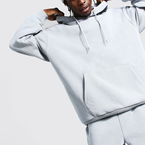 Custom High Quality Acid Wash 100% Cotton Solid Vintage Style Breathable Track <b>Suit</b> XXL Jogger Set Hoodie Winter Logo Plus - Product Image 4