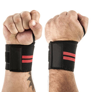 Universal Neoprene & Polyester Wrist <b>Brace</b> Swivel Hook & Loop Closure Black Stripes Sport Outdoor Adult Fitness Support - Product Image 1