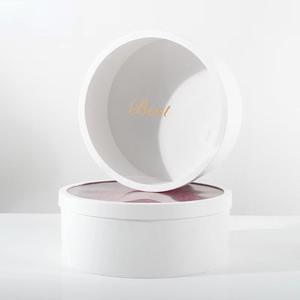 Caja de regalo transparente con ventana redonda Caja de embalaje de flores de frutas Caja de regalo de cubo de abrazo grande impermeable para <span class=keywords><strong>invitados</strong></span> de <span class=keywords><strong>boda</strong></span> - Product Image 3