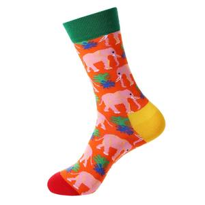 Custom Printed logo <b>Socks</b> For Men 100% Cotton High Quality Breathable <b>Soft</b> and Warmth Trendy Stretchable Mid Length Men <b>Socks</b> - Product Image 3