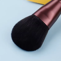 Pinceaux de maquillage professionnels, tube en aluminium, manche en bois, 11 pièces, série Yellow Duck, vegan, pinceau à raser pour débutants