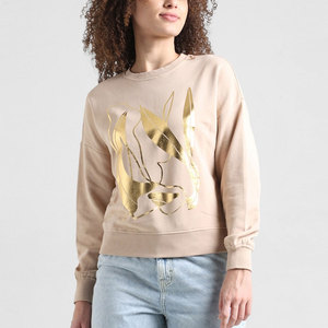 Nouveau design automne hiver femmes sweats mode pull femmes col rond pull sweat - Product Image 5