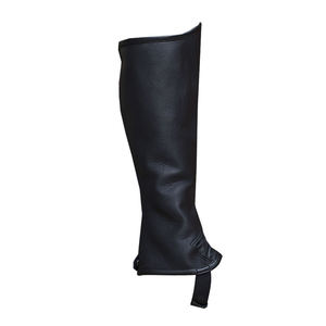 Demi-gambettes en cuir léger taille haute longueur genou - Imperméables, respirantes, personnalisables (logo/couleurs), unisexe, vente en gros disponible - Product Image 4