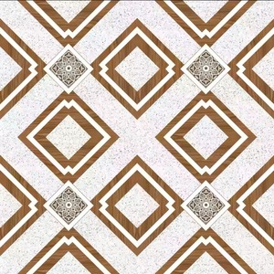 Azulejos de pared de losa de madera con aspecto de mármol esmaltado Digital tallado de 400x400mm, baldosas de porcelana de cuerpo completo para aplicación Interior - Product Image 5