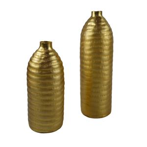 Florero de Metal de gran demanda más vendido, jarrón de Metal decorativo alto creativo hecho a mano para decoración de suelo nórdico, florero - Product Image 6