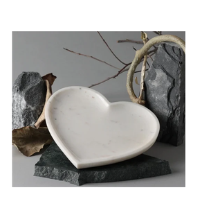 Bandeja de mármol Bandeja para servir frutas y chocolates con mango de latón Bandeja para servir de color mármol rosa - Product Image 3