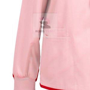 Veste de gommage écologique unisexe à pression sur le devant, uniforme d'allaitement personnalisé - Product Image 3