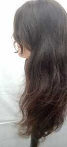 Pelucas de cabello humano con encaje frontal sin pegamento con cabello humano natural de la India - Product Image 3