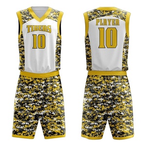 Ensemble de vêtements d'équipe d'uniforme de basket-ball sublimé de meilleure qualité à bas prix avec motif de vêtements de sport imprimé de logo personnalisé - Product Image 4