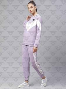 Custom Logo Women's <b>Wind</b> <b>Breaker</b> Tracksuit New Stylish 2-Piece Set Heavyweight Jogging Sweatsuit Hoodie Casual Printed Design - Product Image 2
