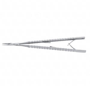 ที่จับเข็มขนาด 14 ซม. แบบ Castroviejo ทำจากเหล็ก ใช้ด้วยมือ ปากตรง ขนาด 1.2 มม. พร้อมด้ามจับแบบสปริง โดย Surgiright Instruments - Product Image 3