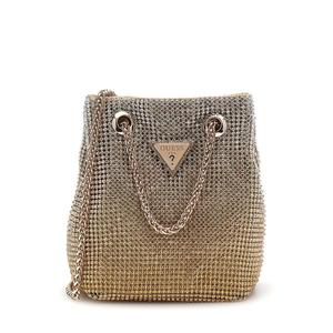 Sac à main <span class=keywords><strong>Guess</strong></span> Zalina Mini pour <span class=keywords><strong>femme</strong></span>, <span class=keywords><strong>pochette</strong></span> dorée avec strass OR935075-GOLD - Product Image 1